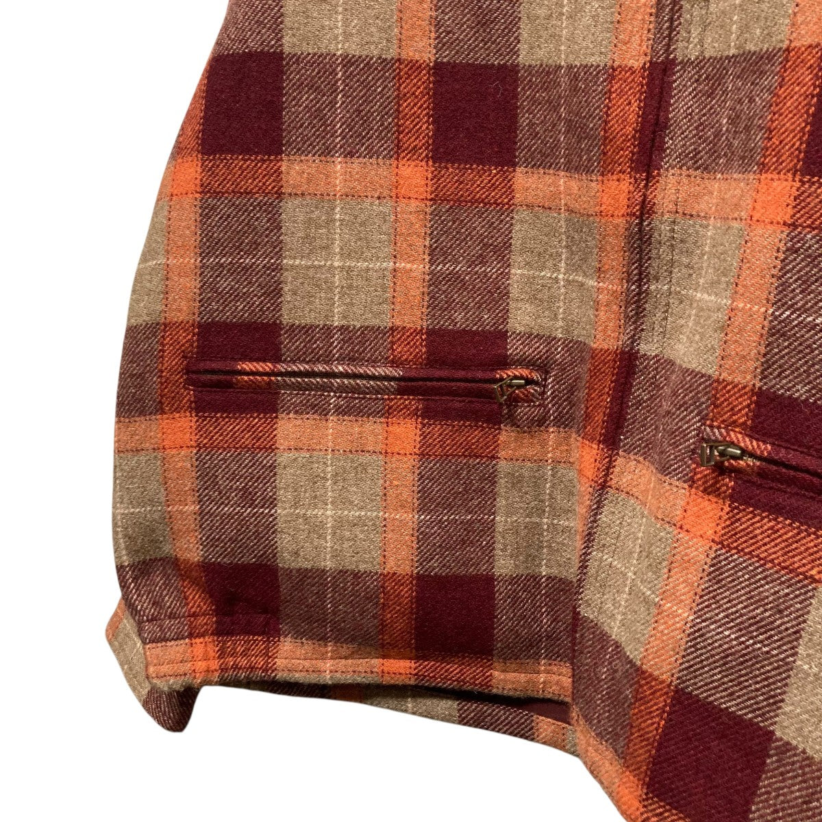 REFINE-WOOL CHKジャケットP10C007-BZ02