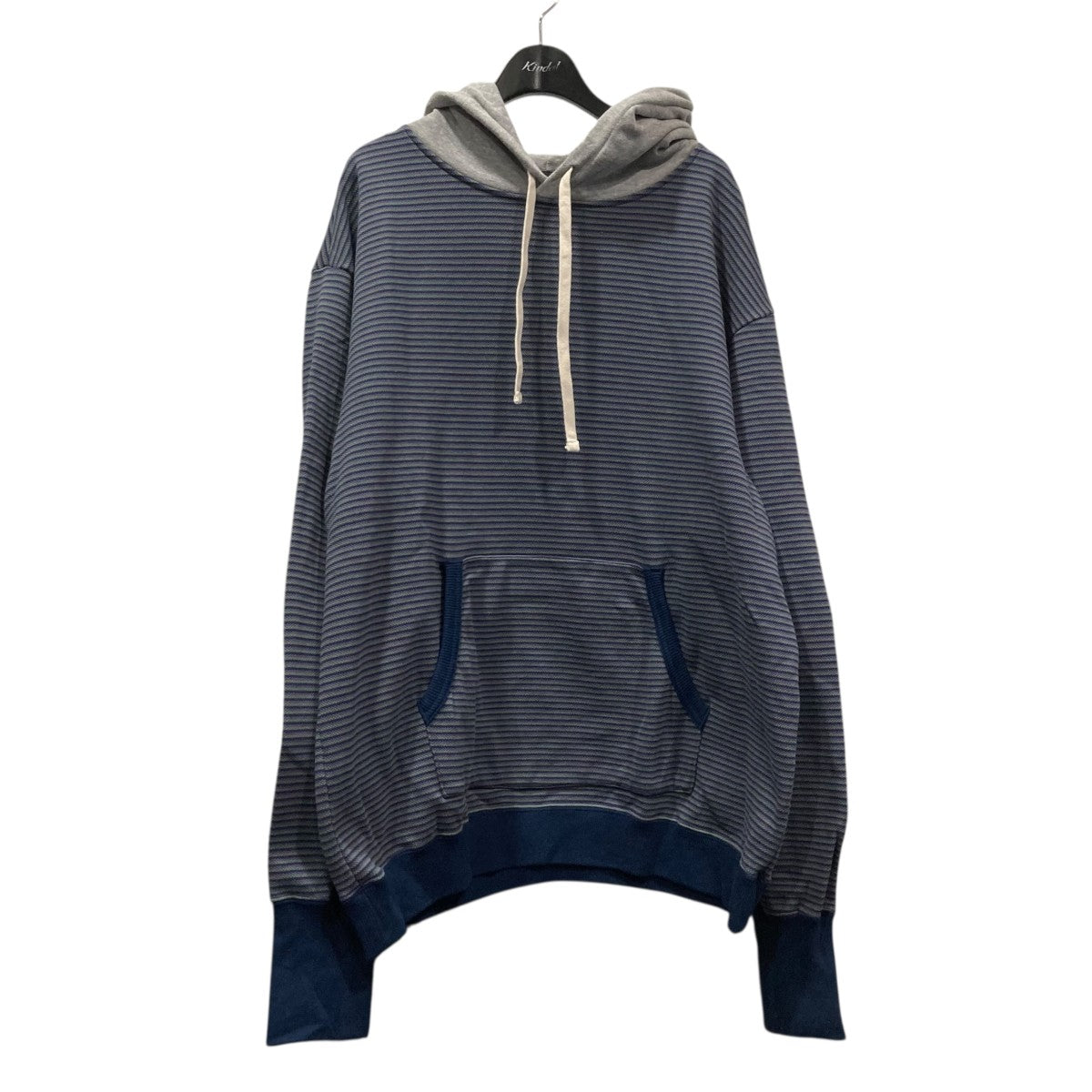 HEAVY KANOKO BLOCK HOODIE鹿の子ボーダーパーカーP10C002-CS02