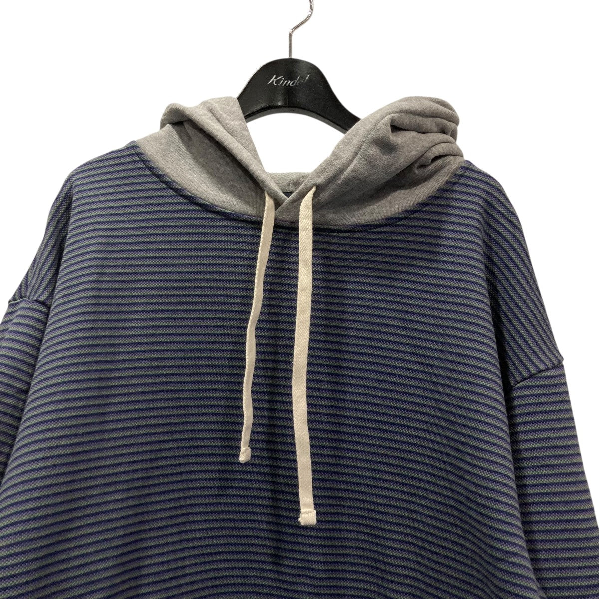 HEAVY KANOKO BLOCK HOODIE鹿の子ボーダーパーカーP10C002-CS02
