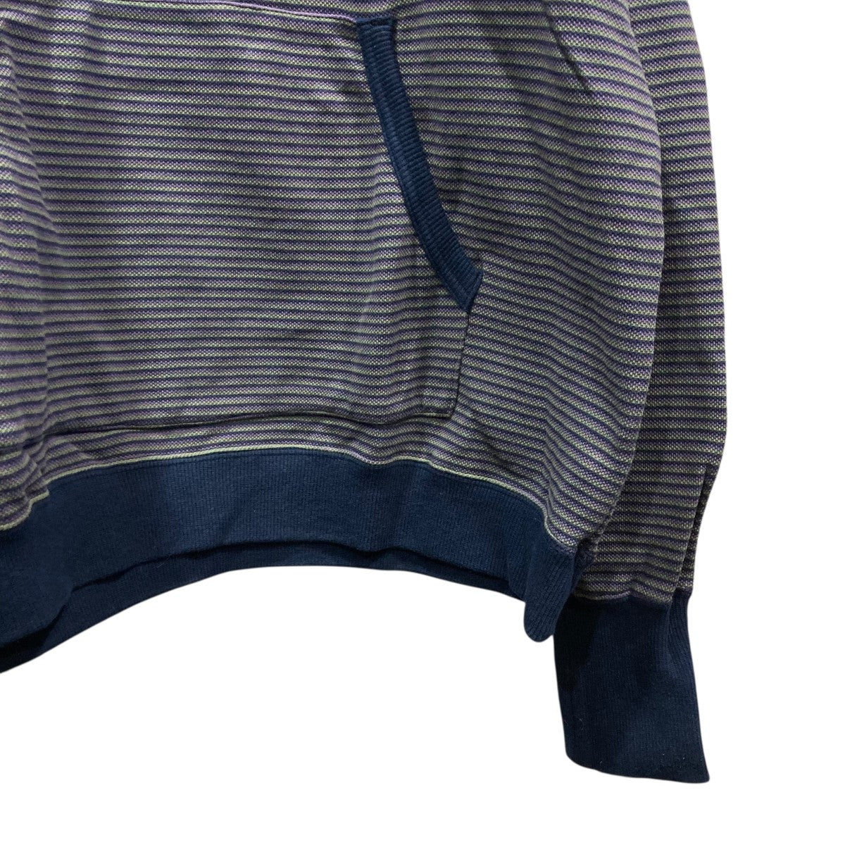 HEAVY KANOKO BLOCK HOODIE鹿の子ボーダーパーカーP10C002-CS02