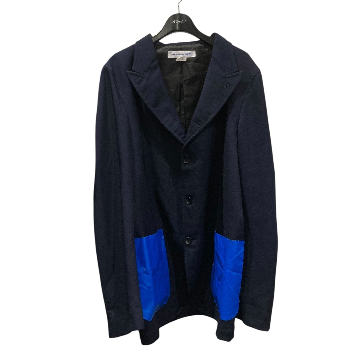 COMME des GARCONS SHIRT EVA樹脂ポケットテーラードジャケットFP-J501 古着・中古-1枚目のアイテム画像