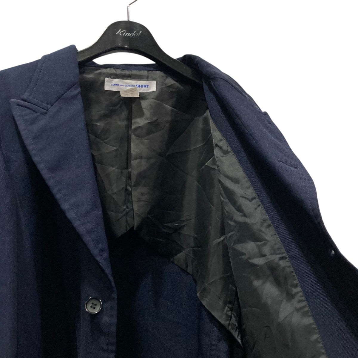 COMME des GARCONS SHIRT EVA樹脂ポケットテーラードジャケットFP-J501 古着・中古-3枚目のアイテム画像