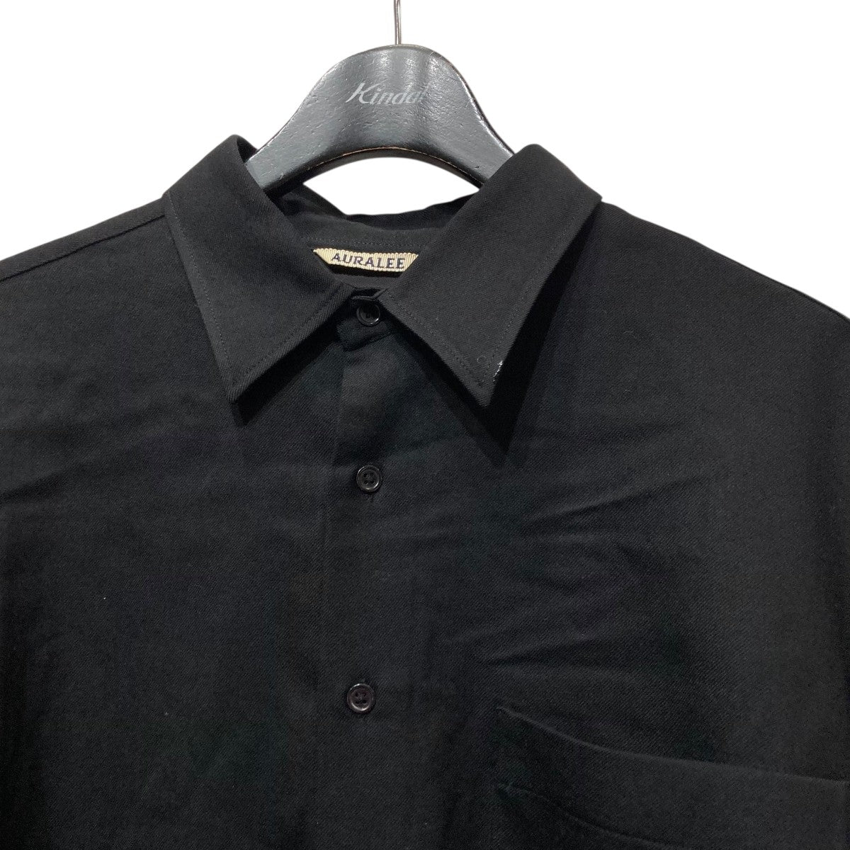 AURALEE(オーラリー) SUPER LIGHT WOOL SHIRTSウールシャツA20AS01OS