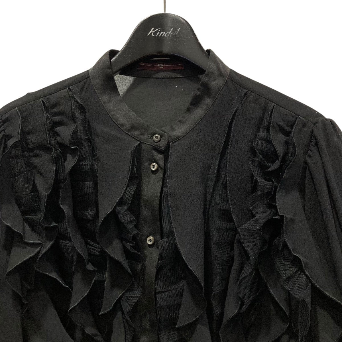 AMAZEMENTフリルシアーシャツAMAZEMENT