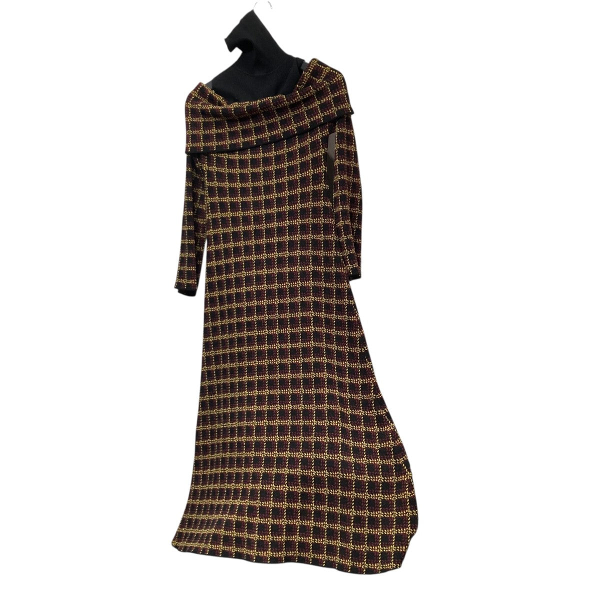 AMERI(アメリ) UND OFF SHOULDER KNIT DRESSオフショルダーニット