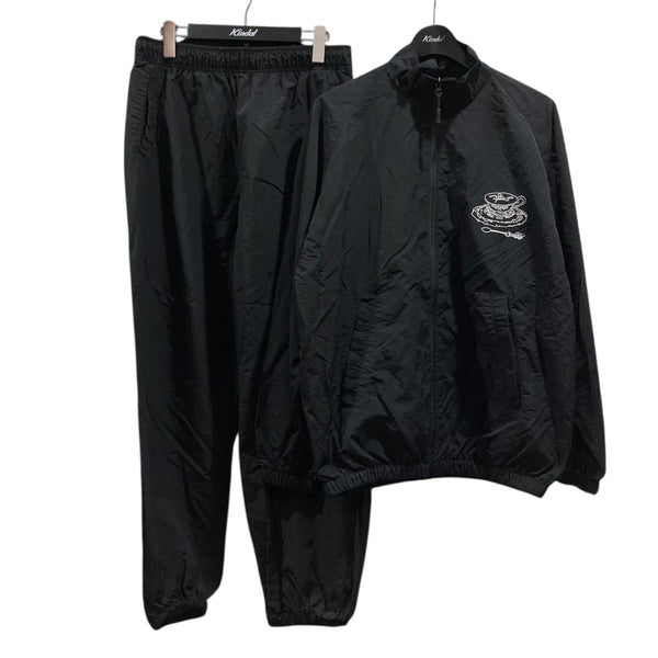 fukui kaito ナイロンセットアップ　上下セット　サイズL kaito fukui(カイト フクイ) ナイロンセットアップ ブラック サイズ M