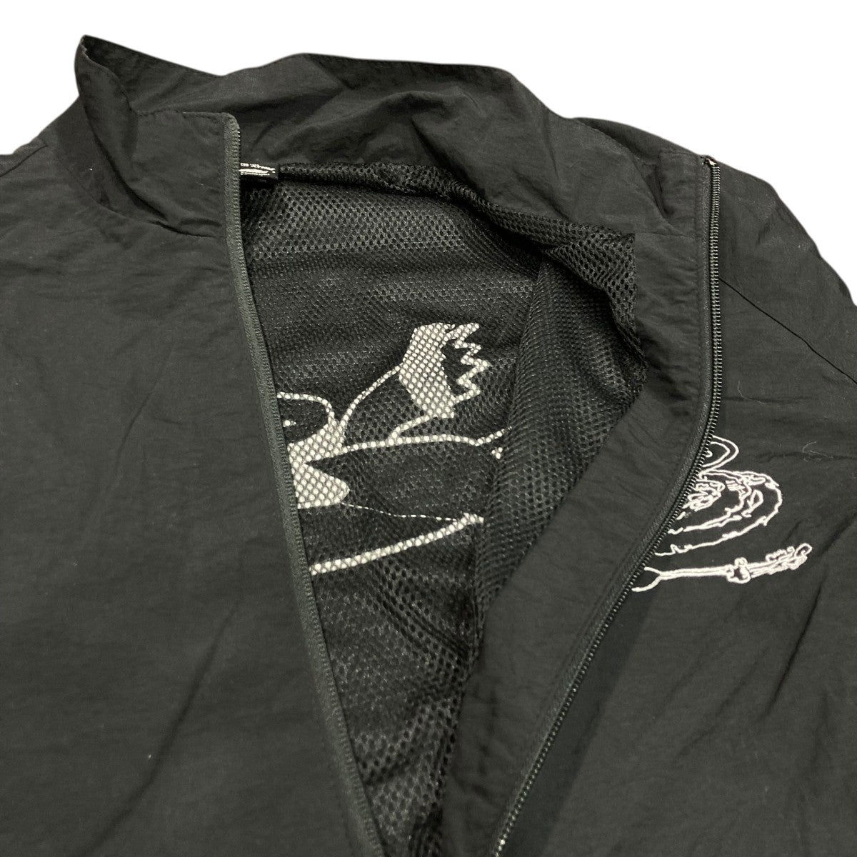 fukui kaito ナイロンセットアップ　上下セット　サイズL kaito fukui(カイト フクイ) ナイロンセットアップ ブラック サイズ M