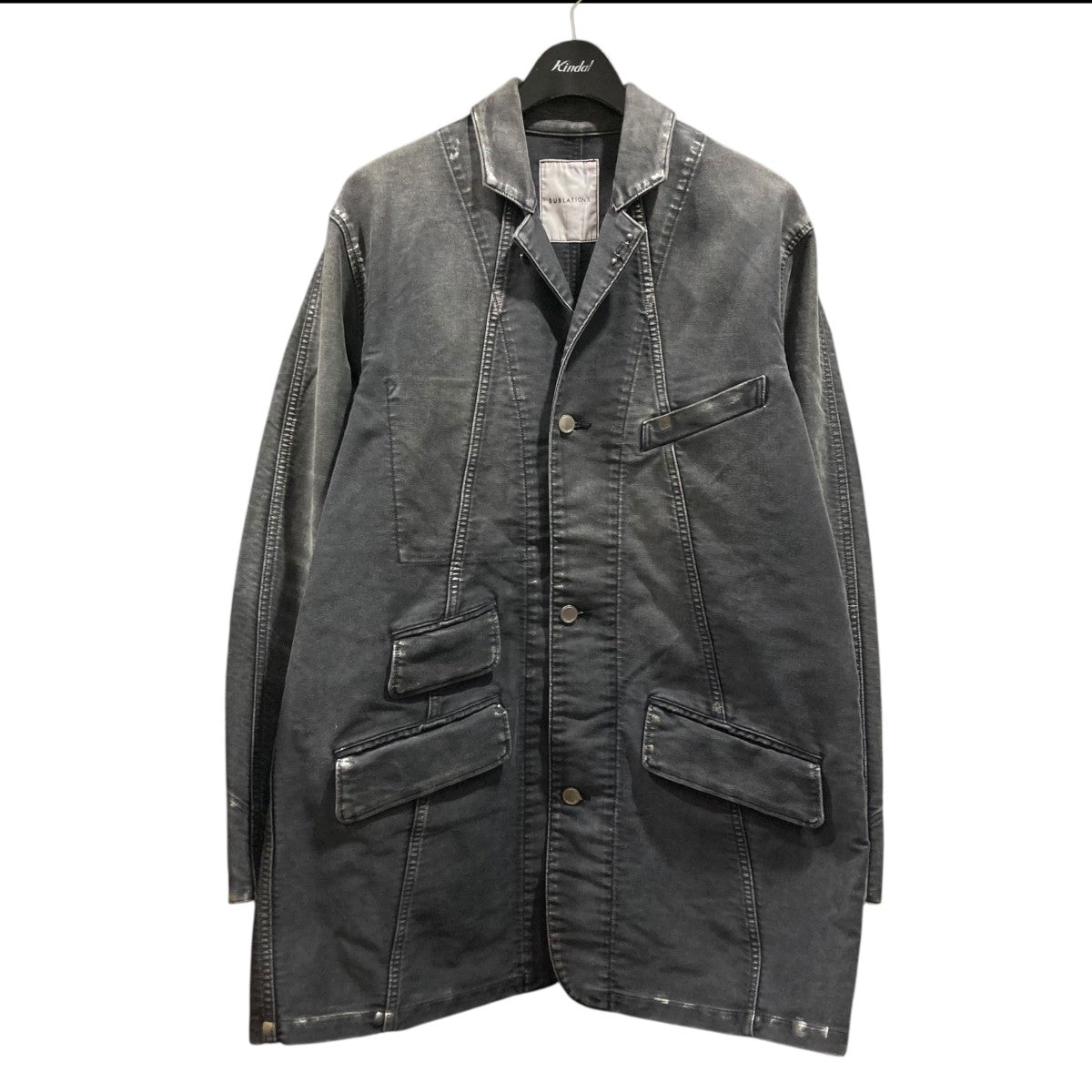 24AWMOLESKINE PRISONER COVERALL JACKETモールスキンカバーオールS121704