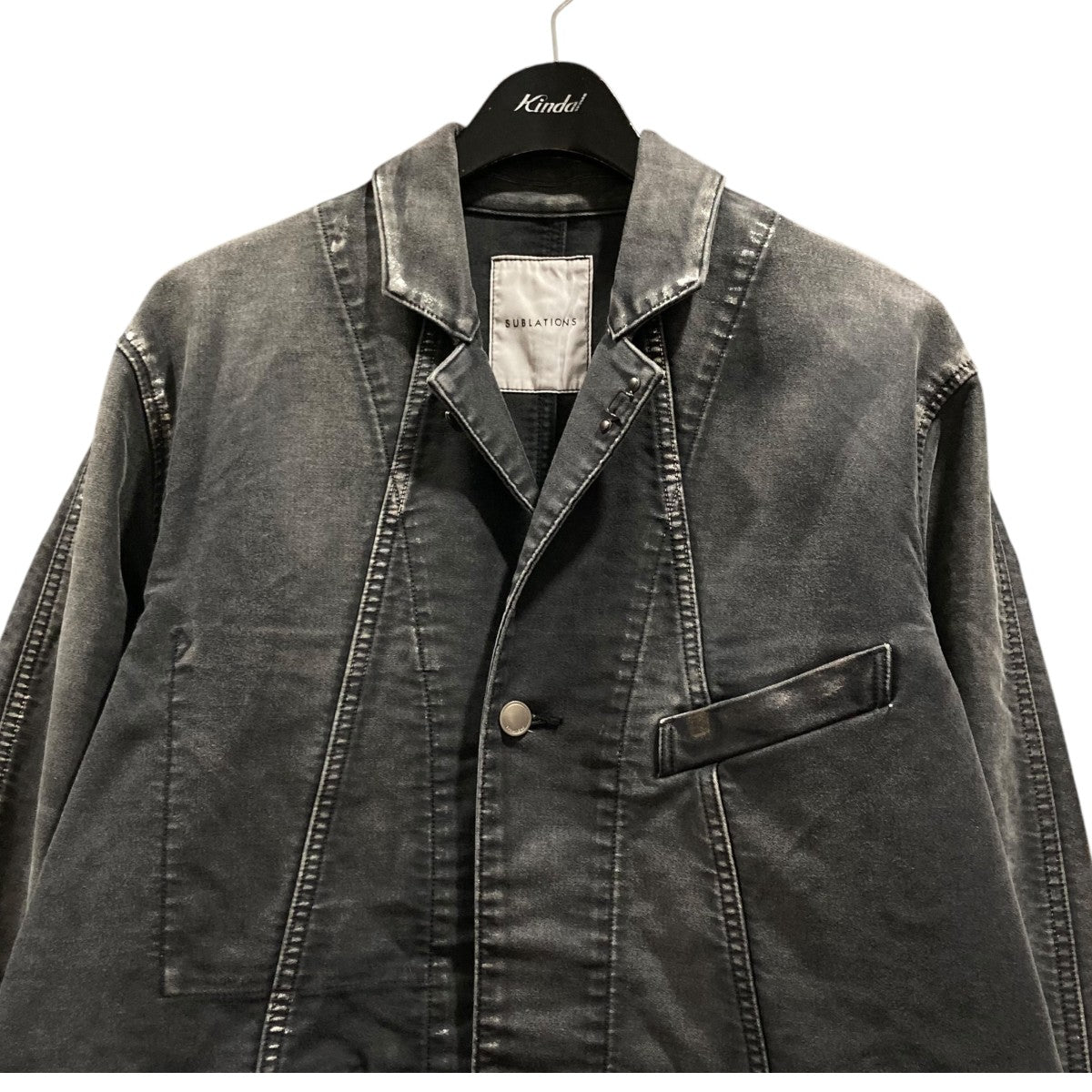 24AWMOLESKINE PRISONER COVERALL JACKETモールスキンカバーオールS121704