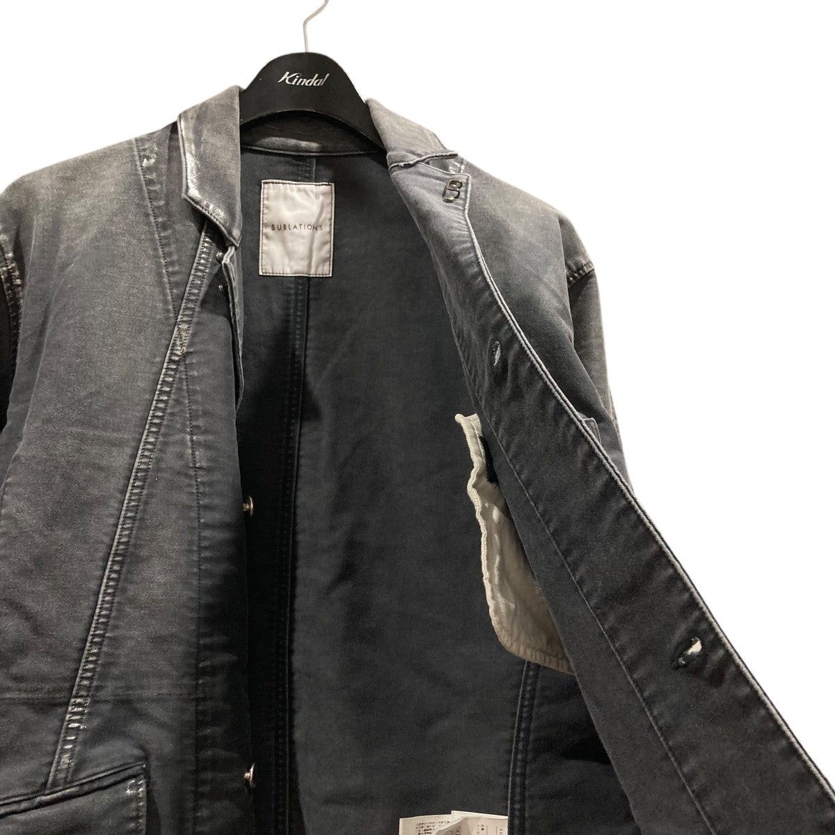 24AWMOLESKINE PRISONER COVERALL JACKETモールスキンカバーオールS121704