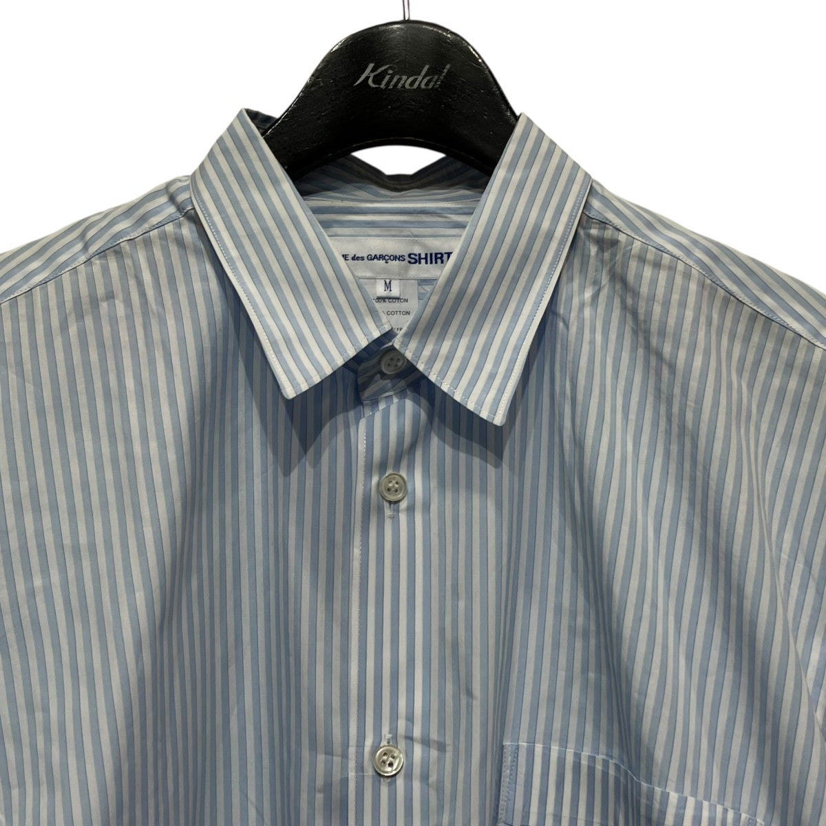 COMME des GARCONS SHIRT ストライプシャツFZ-B115 古着・中古-3枚目のアイテム画像