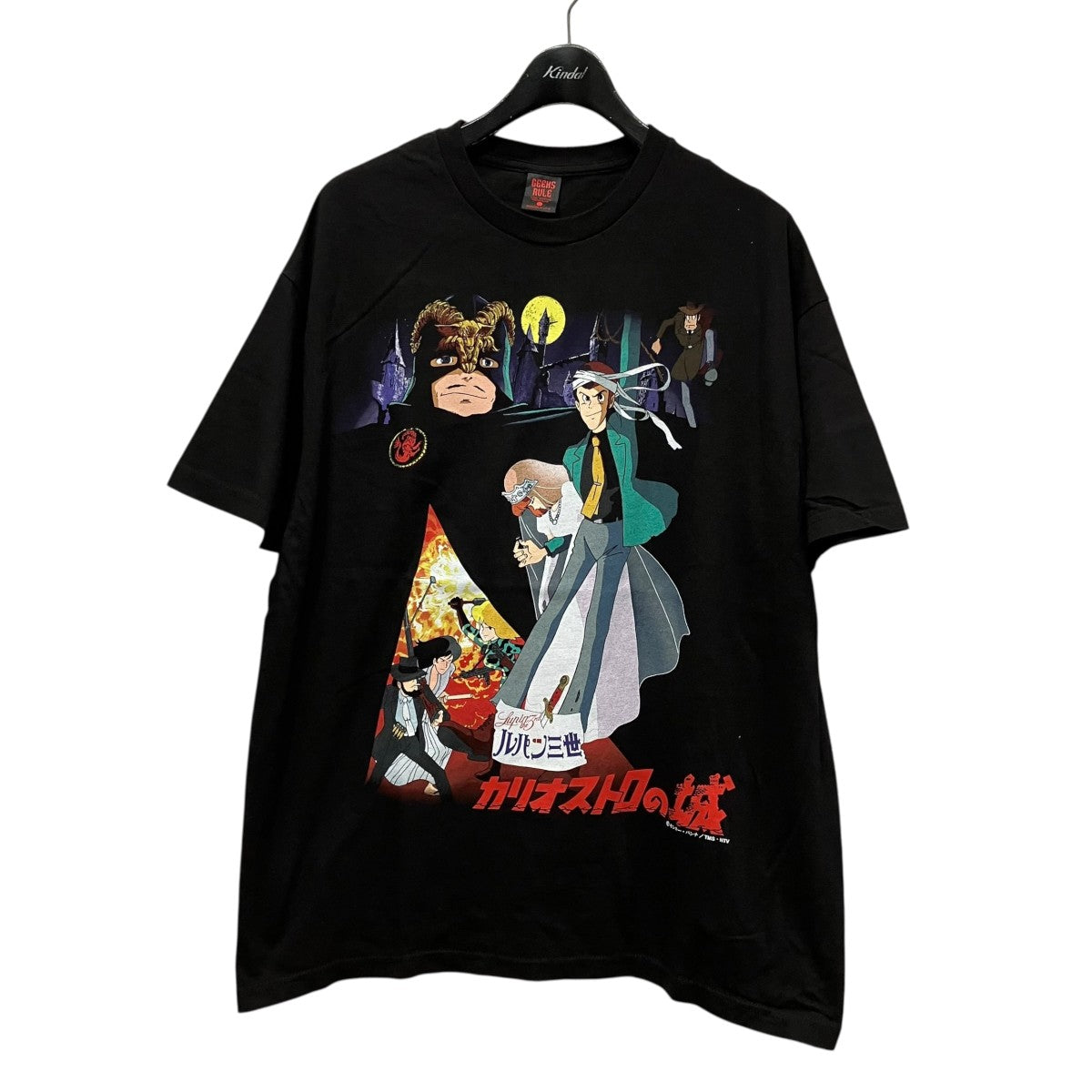 GEEKS RULE カリオストロプリントTシャツ 古着・中古-1枚目のアイテム画像