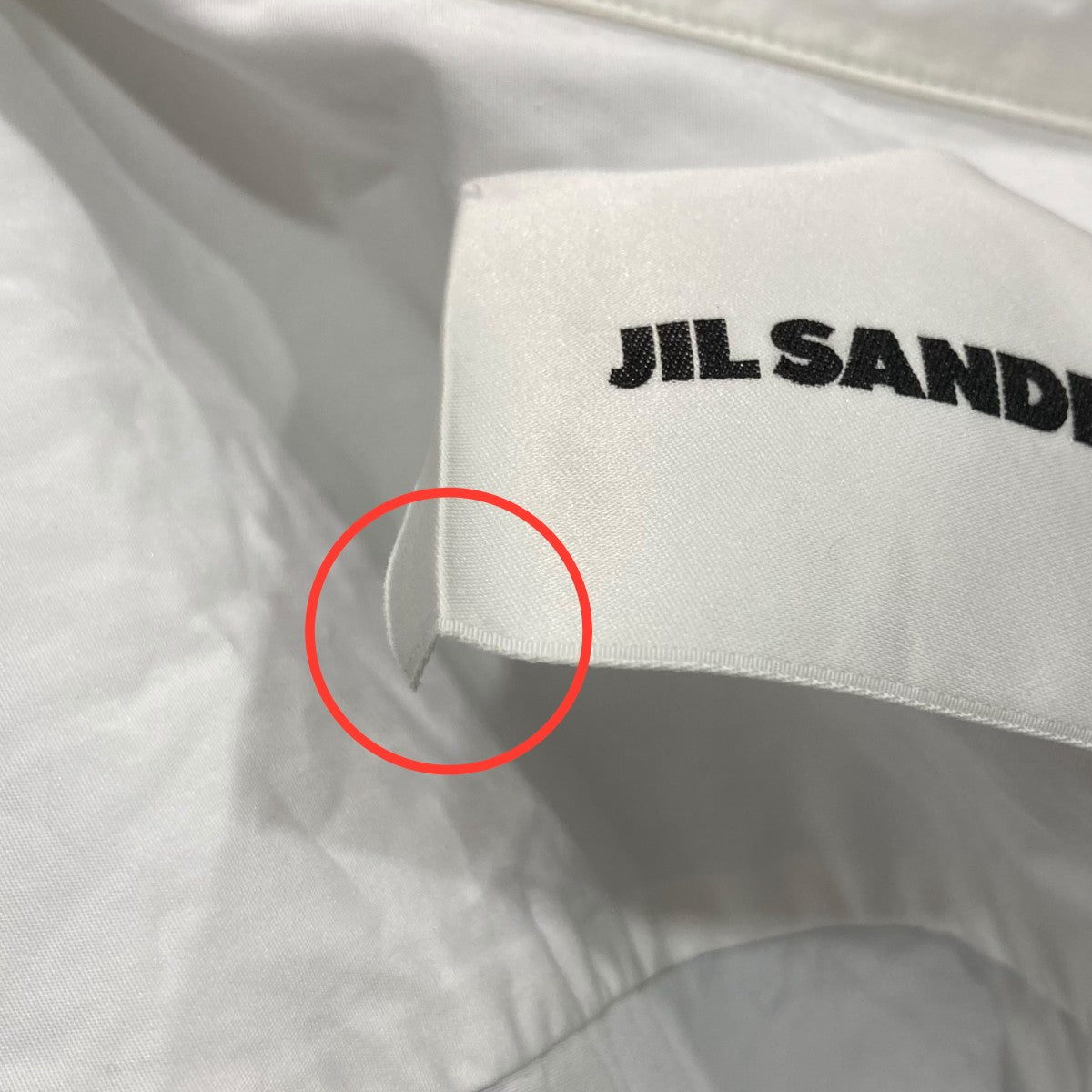JIL SANDER スキッパーシャツJSMU600726MU24520021 古着・中古-8枚目のアイテム画像