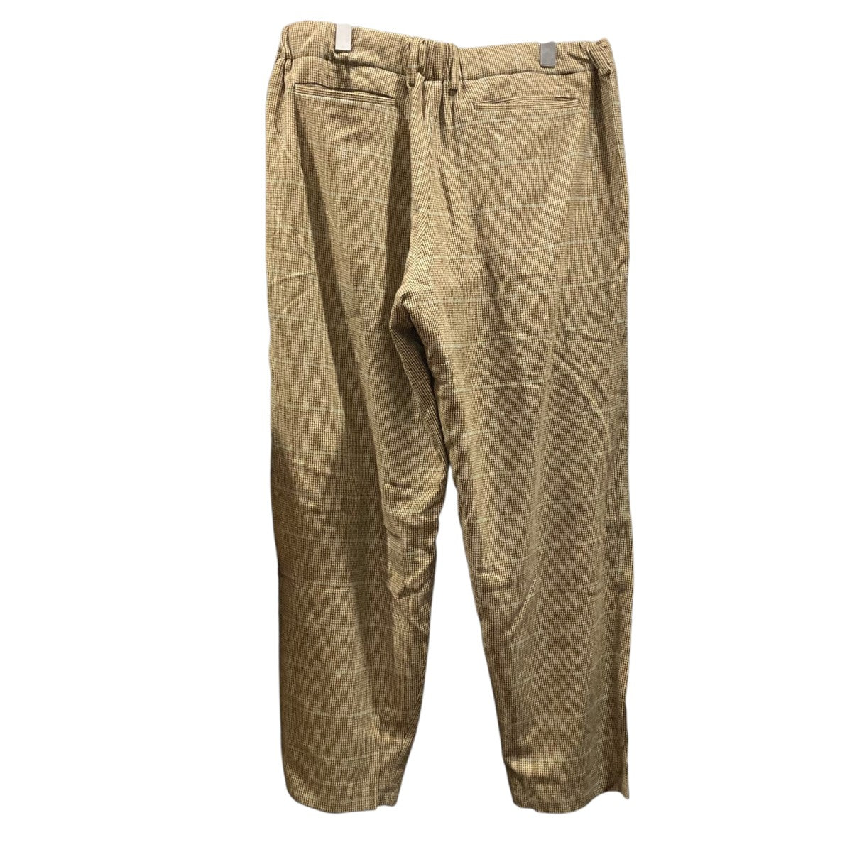 WOOL TUCK TROUSERSチェックイージーバルーンパンツ2020AWPT06-1