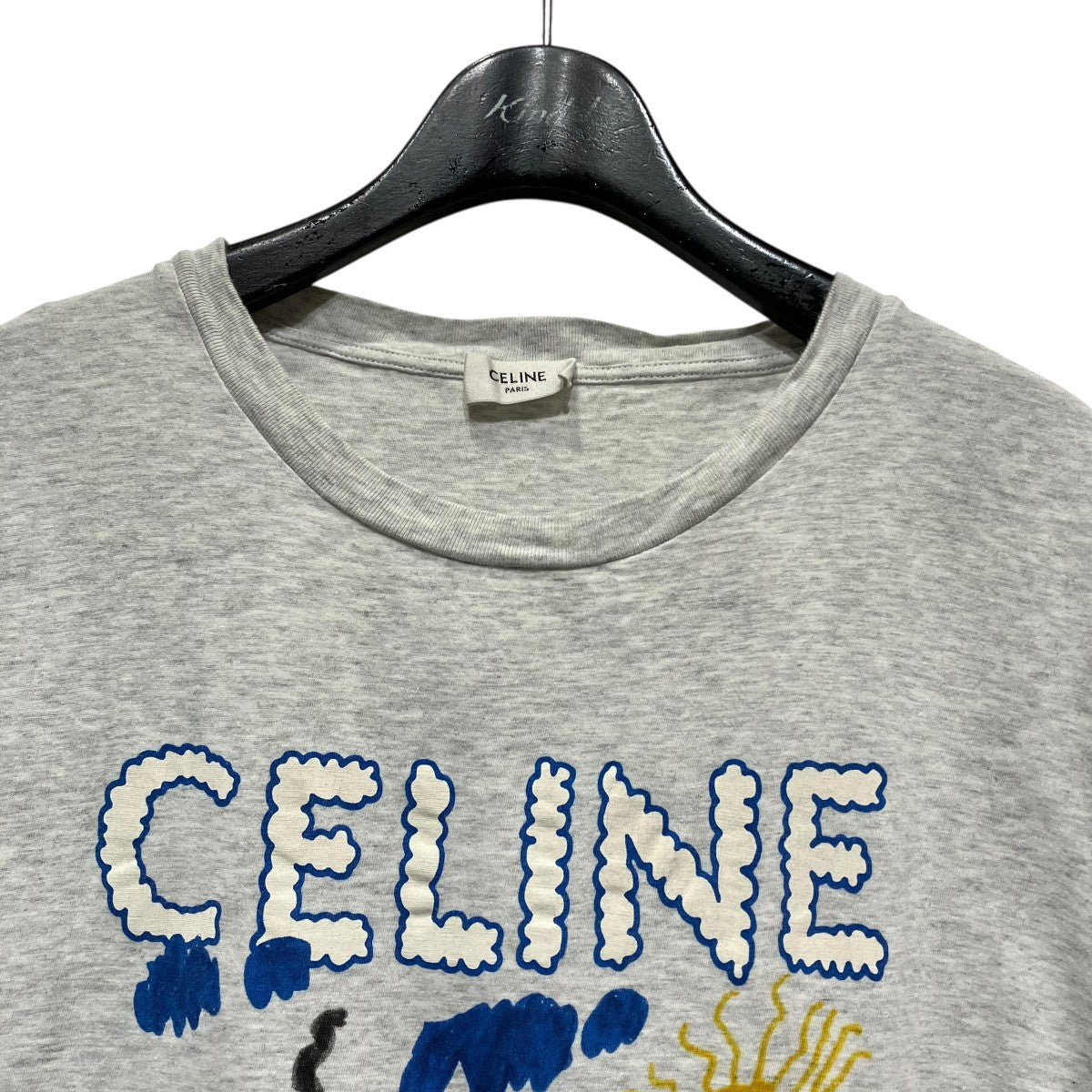 CELINE(セリーヌ) プリントTシャツRX0BZ671Q RX0BZ671Q ライトグレー