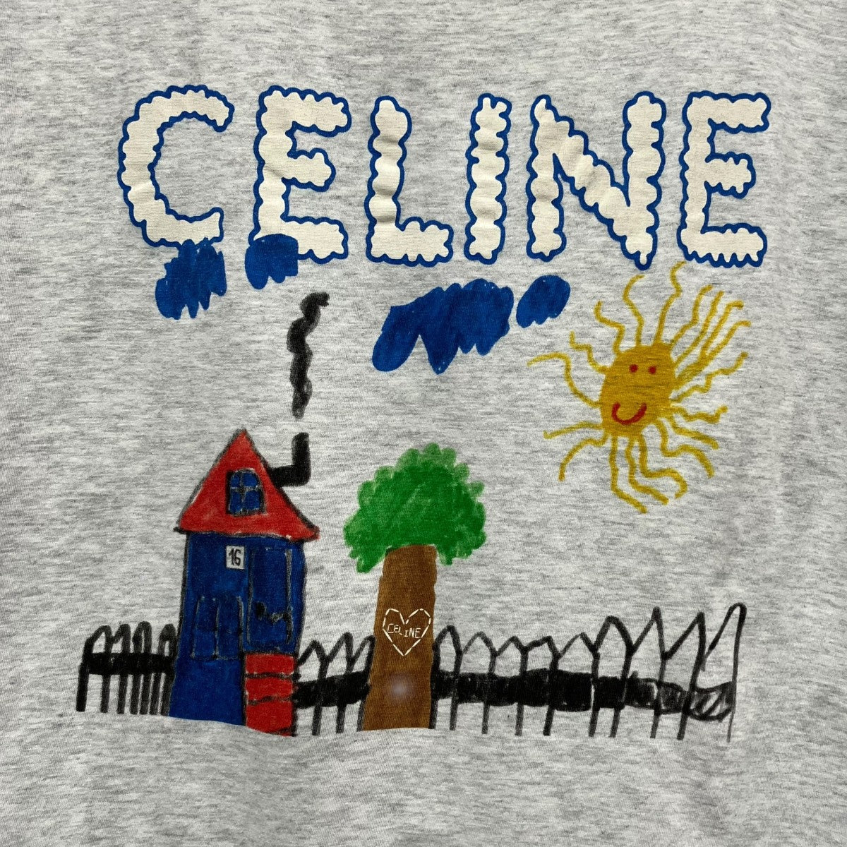 CELINE プリントTシャツRX0BZ671Q 古着・中古-4枚目のアイテム画像