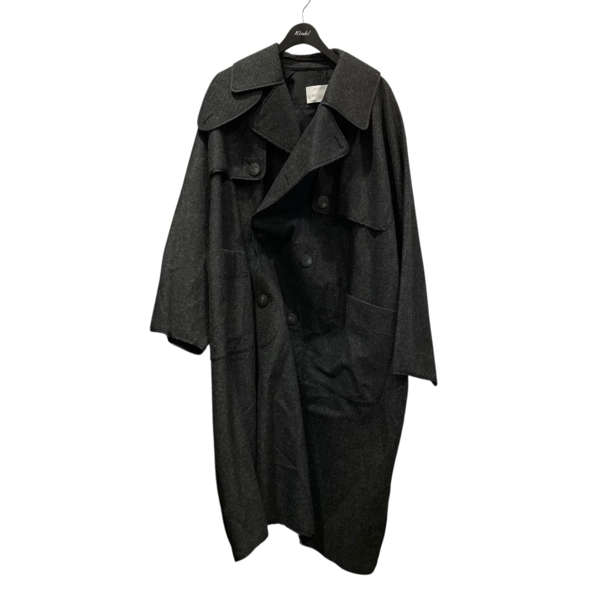 23AWLIGHT MELTON PIPING TRENCH COATトレンチコートTA23FA027