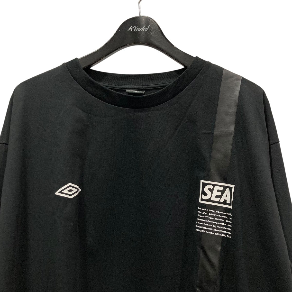 UMBRO×WIND AND SEA 袖プリントTシャツWDS-UMB-05 古着・中古-3枚目のアイテム画像