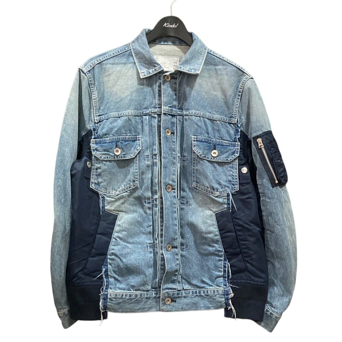 Denim×MA-1 JacketデニムMA-1ジャケットSCM-022