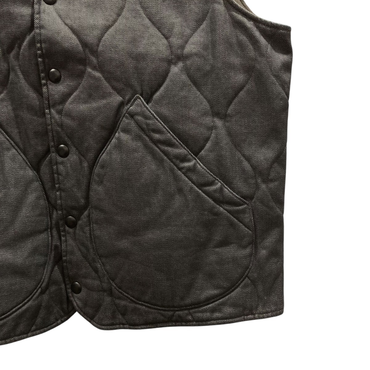 キルティングデニムベスト782928667001