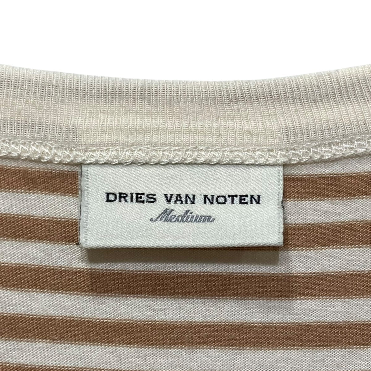 DRIES VAN NOTEN ボーダーTシャツ 古着・中古-4枚目のアイテム画像