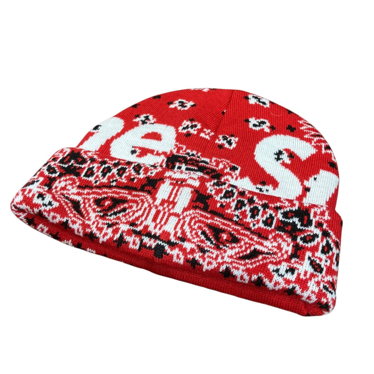 Supreme 24AWBandana Big Logo Beanieバンダナニットキャップ ビーニー 古着・中古-2枚目のアイテム画像