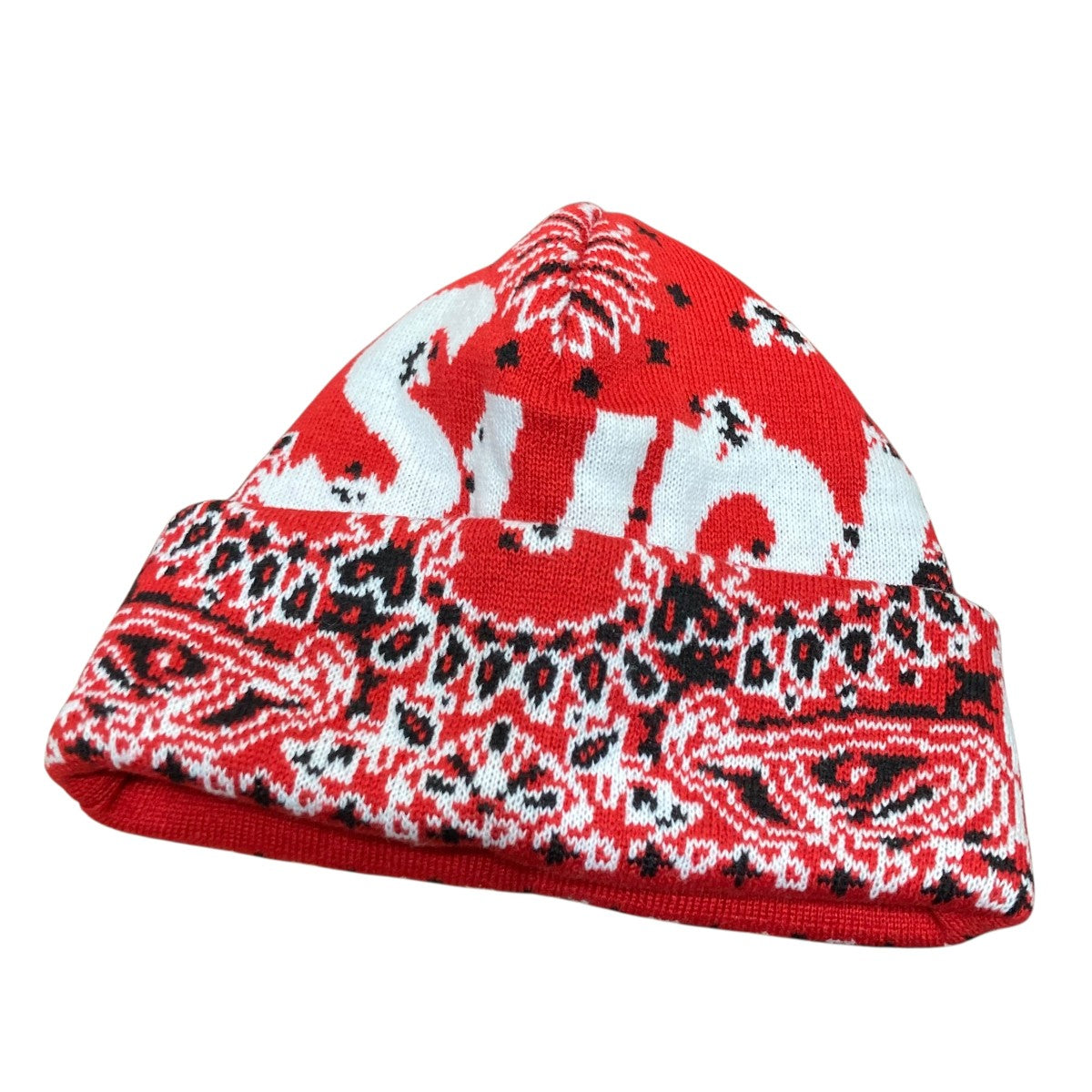 Supreme 24AWBandana Big Logo Beanieバンダナニットキャップ ビーニー 古着・中古-3枚目のアイテム画像