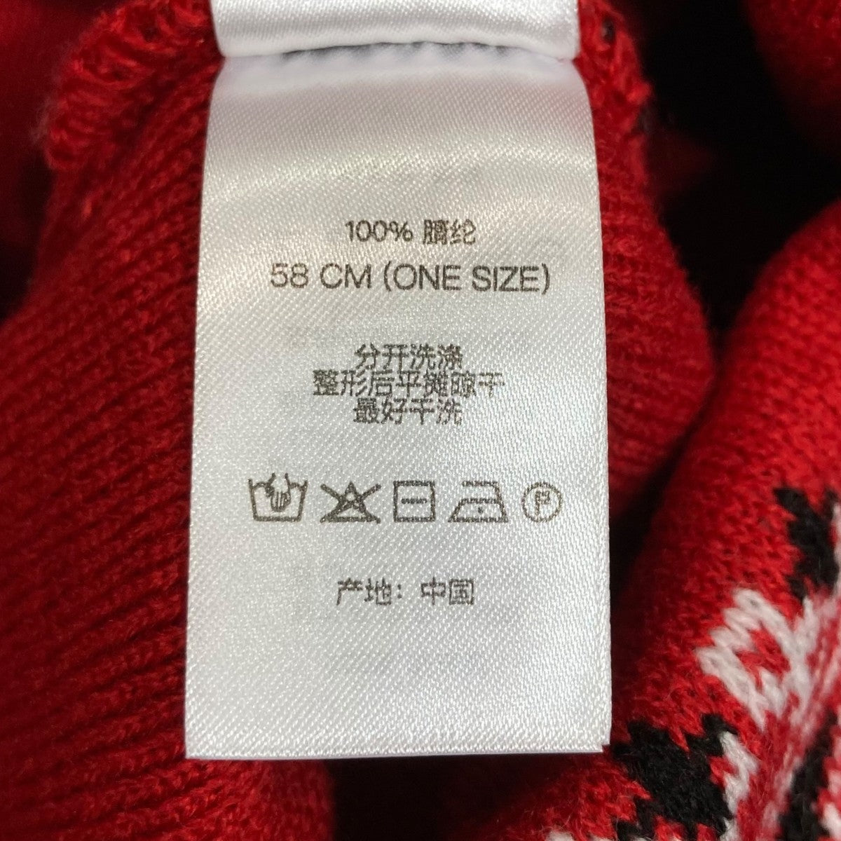 Supreme 24AWBandana Big Logo Beanieバンダナニットキャップ ビーニー 古着・中古-6枚目のアイテム画像
