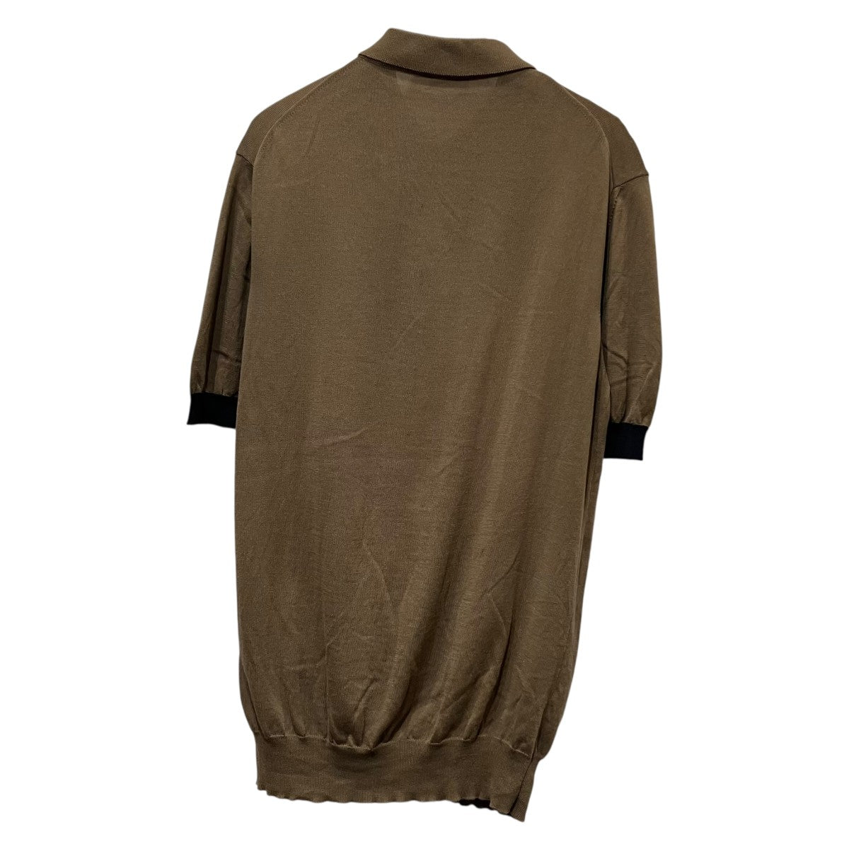 JIL SANDER ニットポロシャツAM751086 古着・中古-2枚目のアイテム画像