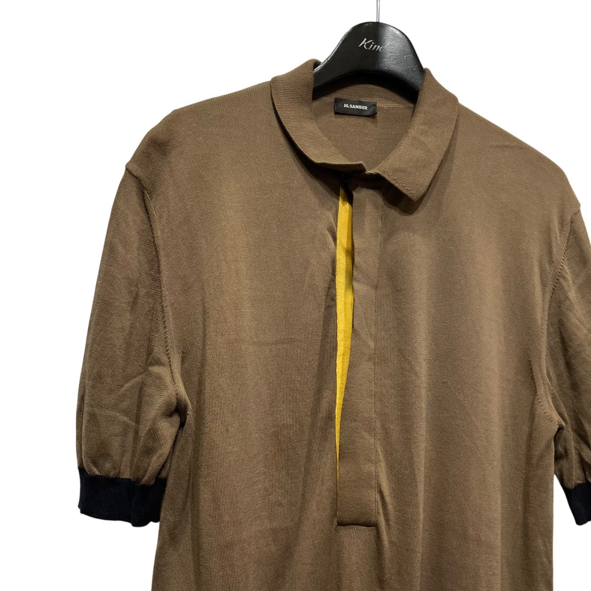 JIL SANDER ニットポロシャツAM751086 古着・中古-4枚目のアイテム画像