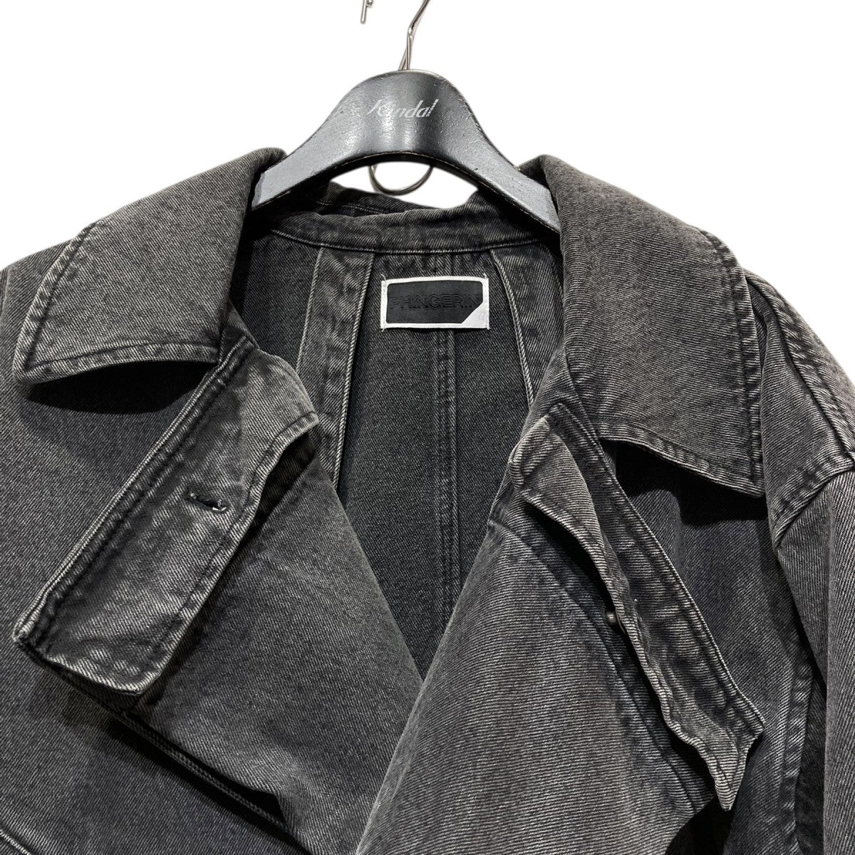 25SSDENIM TWIN SHORT COAT変形デニムジャケット