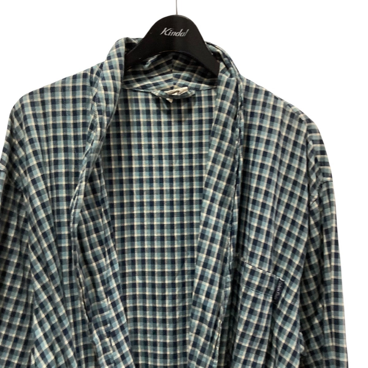 チェックガウン