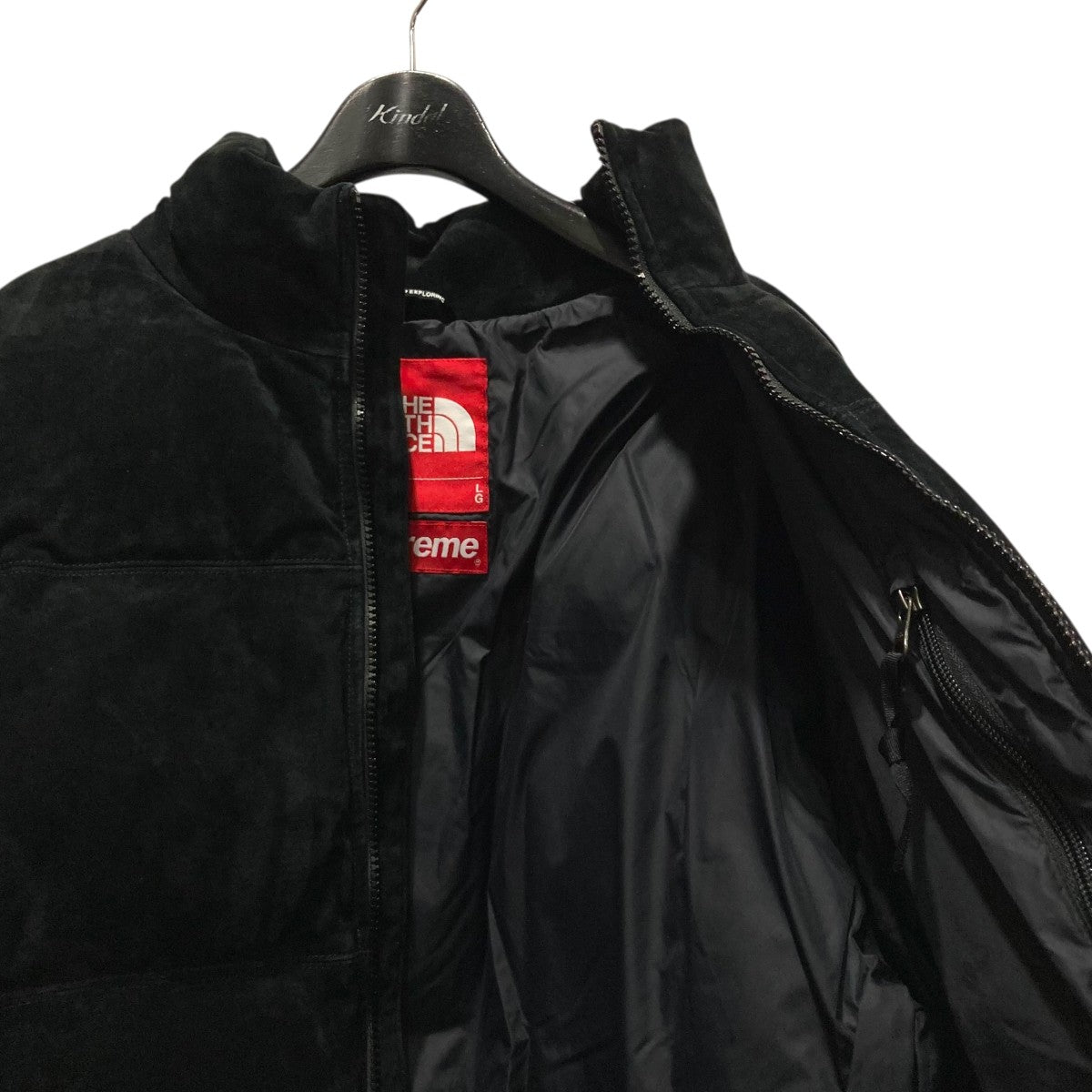 23AWSuede Nuptse Jacketダウンジャケット