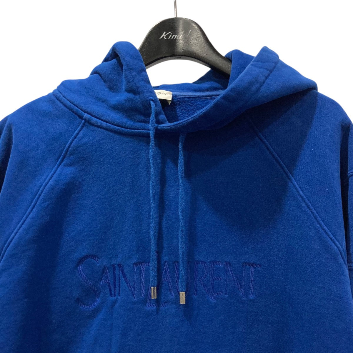 Saint Laurent Paris(サンローランパリ) ロゴ刺繍プルオーバーパーカー