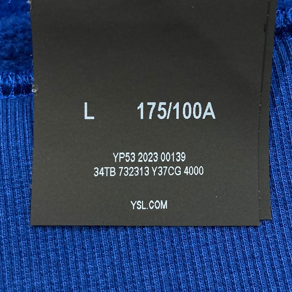Saint Laurent Paris(サンローランパリ) ロゴ刺繍プルオーバーパーカー