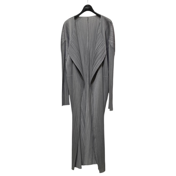PLEATS PLEASE バイカラー レイヤード ロング カーディガン 未使用品 25ss プリーツプリーズ PLEATS PLEASE イッセイミヤケ メリー