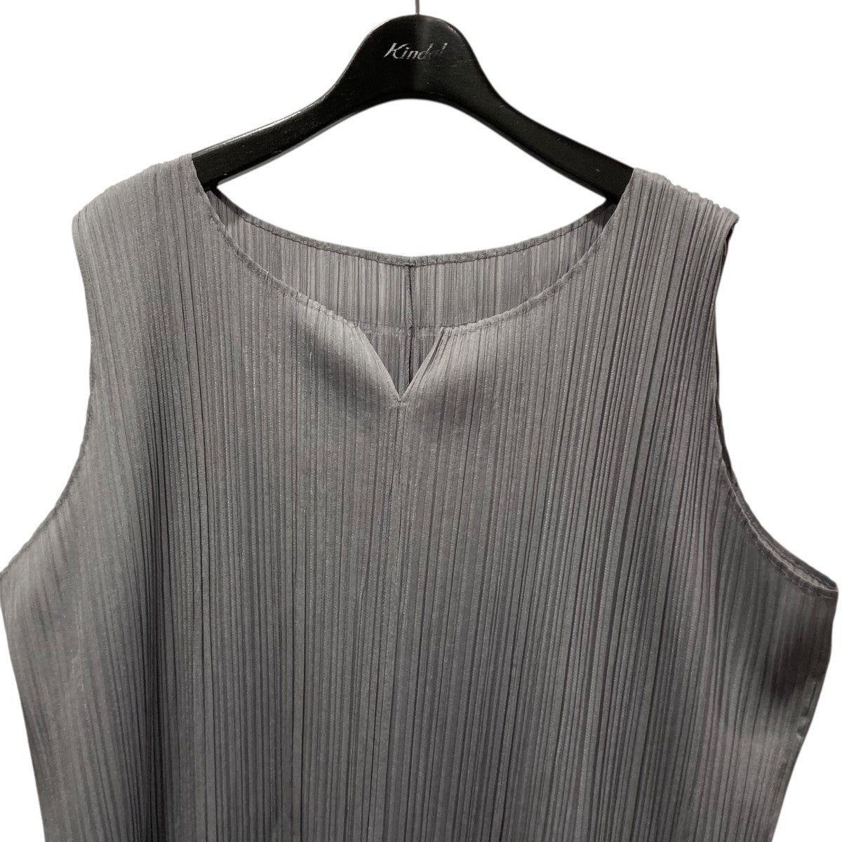 PLEATS PLEASE ノースリーブプリーツワンピースPP55-JH101 古着・中古-3枚目のアイテム画像