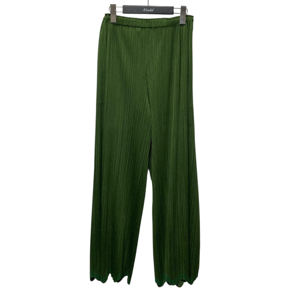 PLEATS PLEASE(プリーツプリーズ) ラインデザインプリーツワイドパンツ
