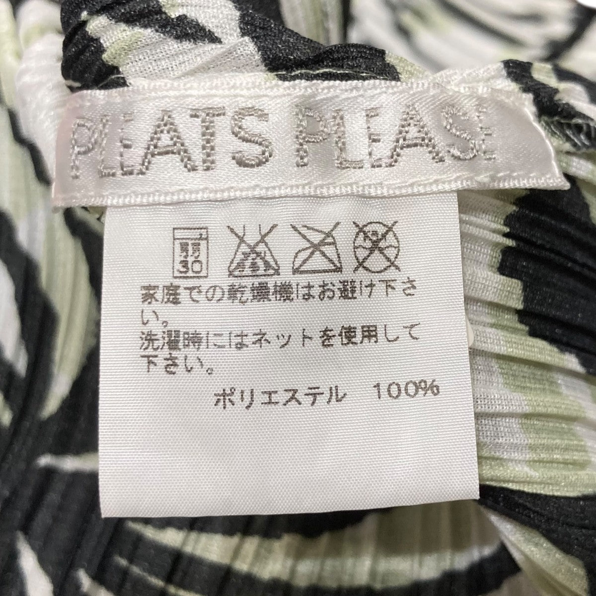 総柄ロングプリーツカーディガンPP51-JA591