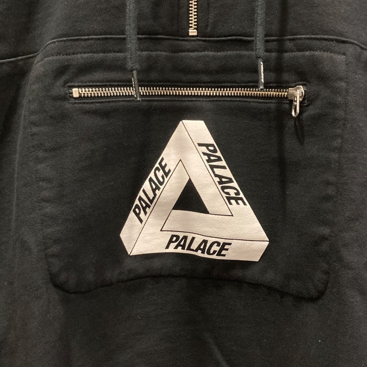 PALACE(パレス) TRI-FERG HALF ZIP HOODハーフジップパーカー ブラック