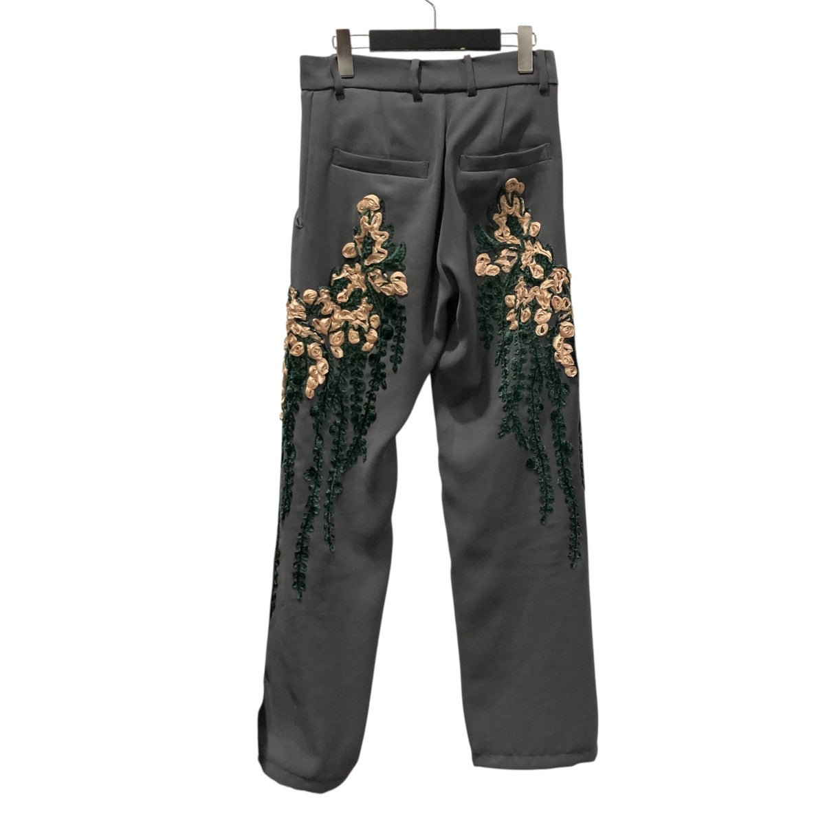 希少　FUMIE=TANAKA side embroidery pants FUMIE=TANAKA(フミエタナカ) side embroidery paエンブロイダリー