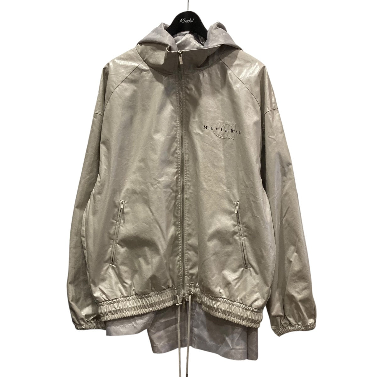 COACH×Matin Kim レイヤード コーティング フーディー ジャンパー