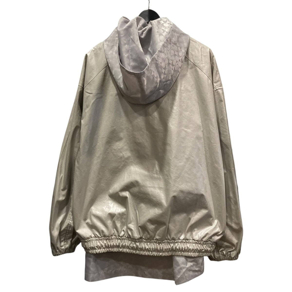 COACH×Matin Kim レイヤード コーティング フーディー ジャンパー