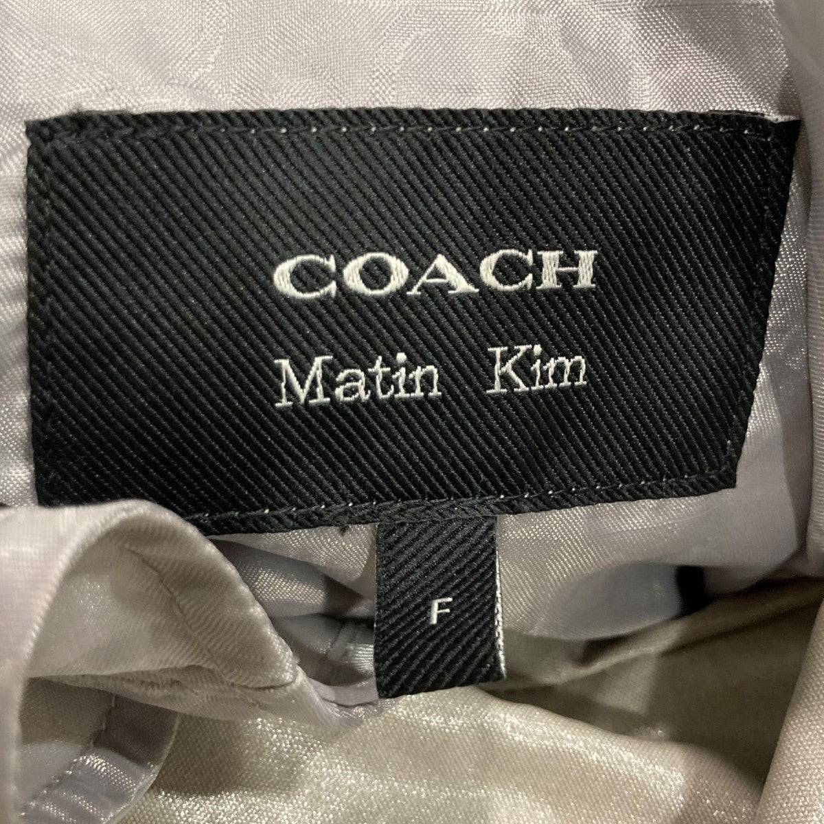 COACH×Matin Kim レイヤード コーティング フーディー ジャンパー