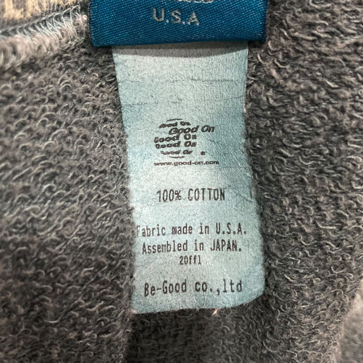 KOUHEI TERRAI×good on SUN FADE PO HOODIEリメイクパーカー 古着・中古-6枚目のアイテム画像
