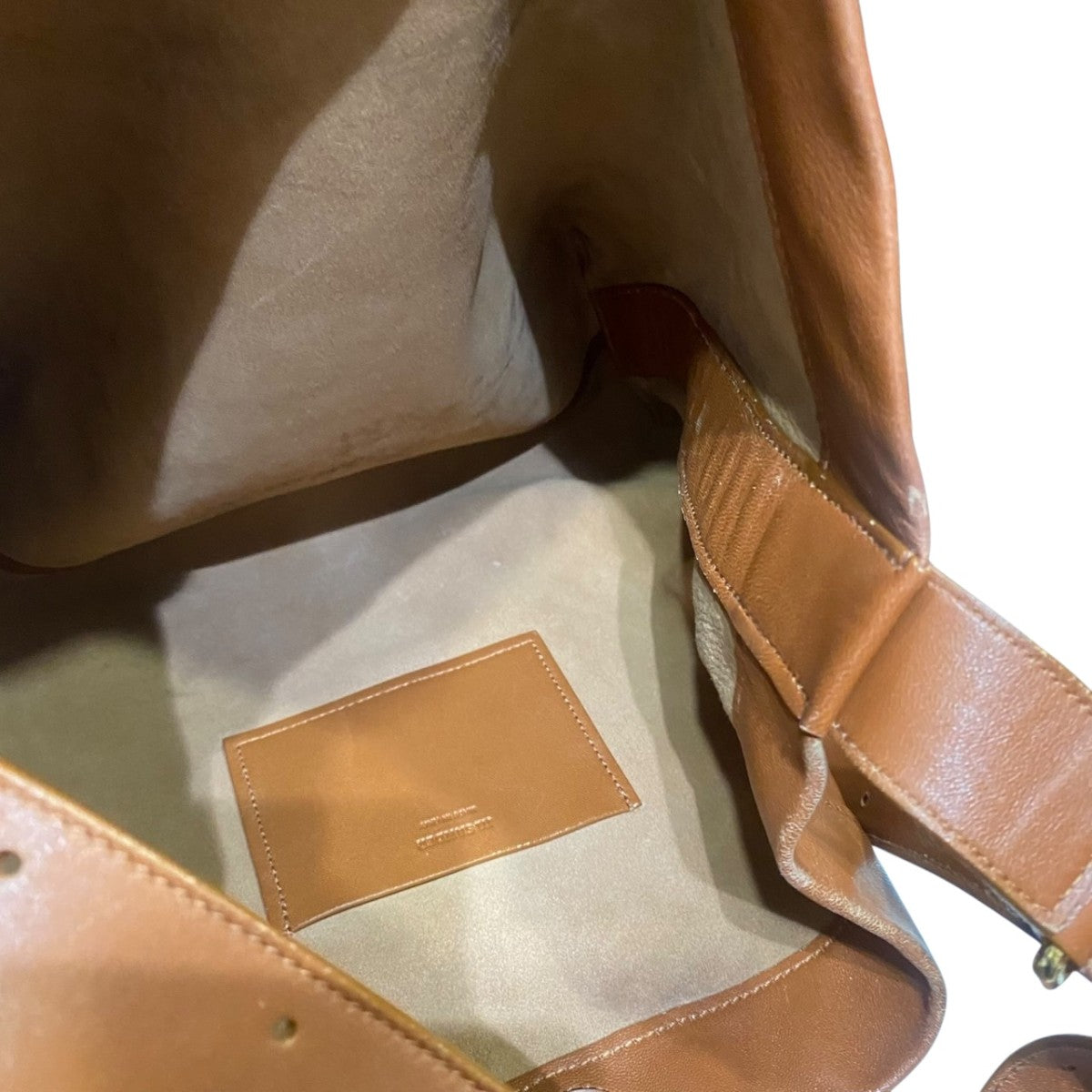 JIL SANDER レザーショルダーバッグ 古着・中古-5枚目のアイテム画像