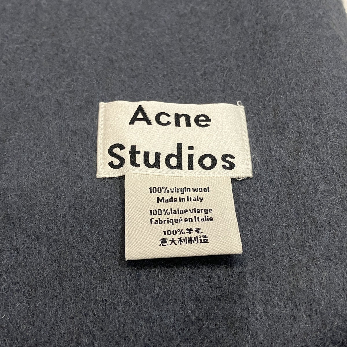 ACNE STUDIOS ウールチェックマフラー 古着・中古-5枚目のアイテム画像