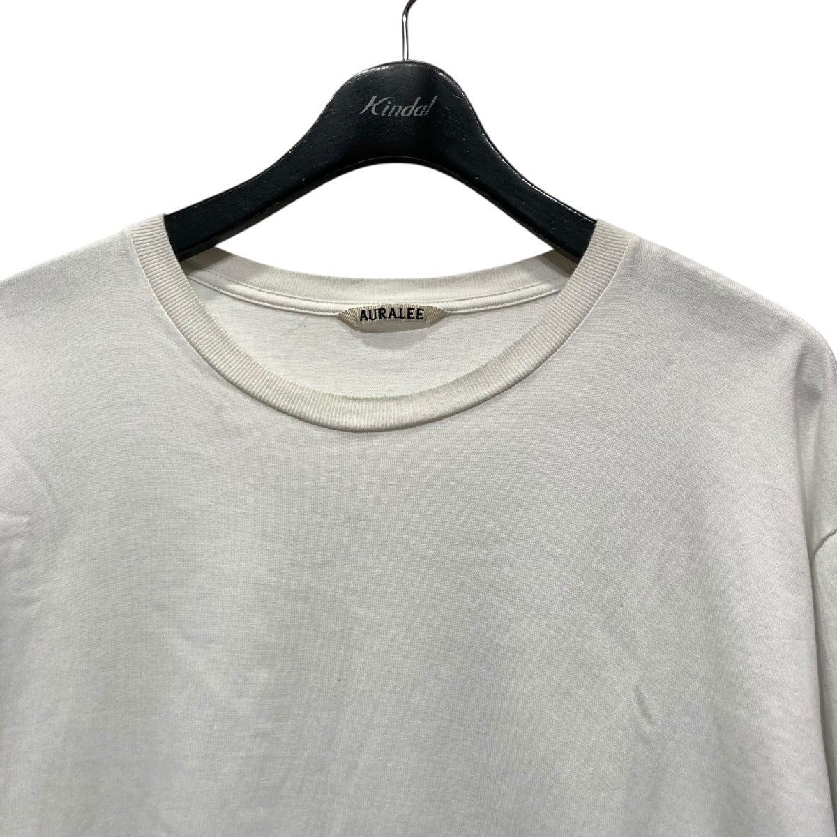 美品 21SS AURALEE オーラリー LUSTER PLAITING L/S TEE 長袖 Tシャツ カットソー A21SP01BY 1 イエロー レディース 古着 中古 USED AURALEE / オーラリー | LUSTER PLAITING L/S TEE (メンズ) - Lime