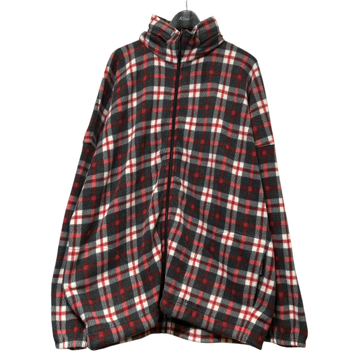 BALENCIAGA チェックフリースジャケット532673 古着・中古-1枚目のアイテム画像