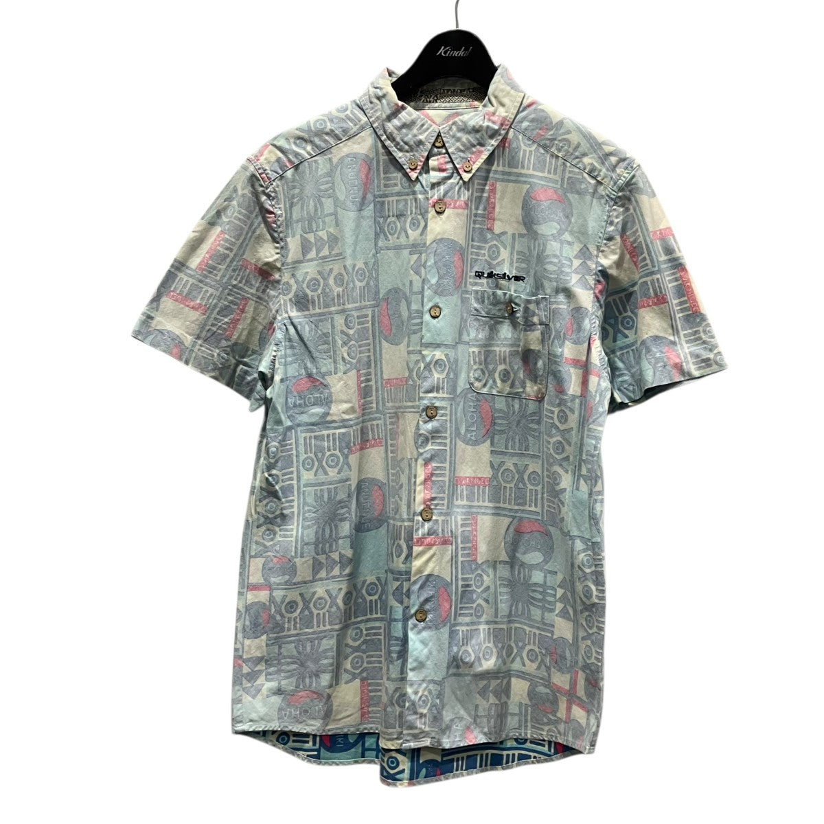 Quiksilver 総柄シャツBQSH054 古着・中古-1枚目のアイテム画像